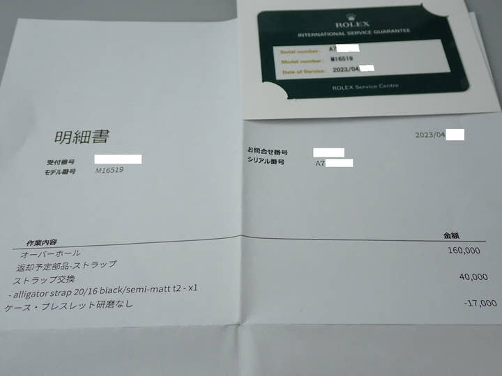 ロレックス デイトナ エルプリメロ Ref.16519 ホワイトゴールド ホワイト文字盤