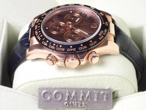 Rolex Daytona Ref.116515LN Chocolate Arabic Dial Used daytona-33