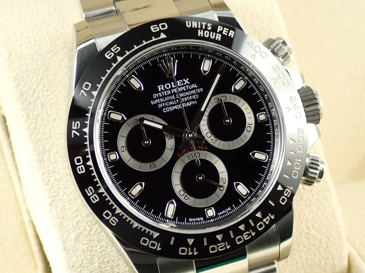 ロレックス デイトナ Ref.116500LN ステンレススチール ブラック文字盤