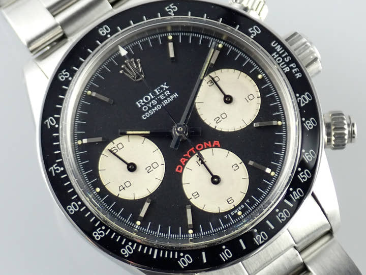 Rolex Daytona Ref.6263 Black Dial Used daytona-344