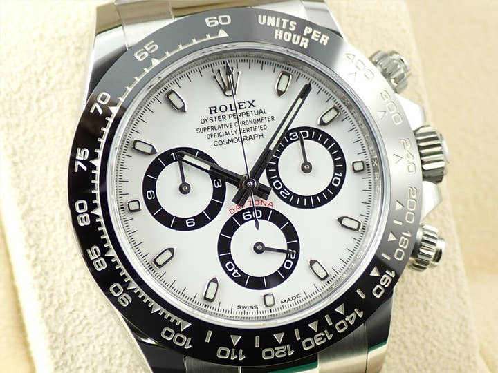 ロレックス デイトナ Ref.116500LN ステンレススチール ホワイト文字盤