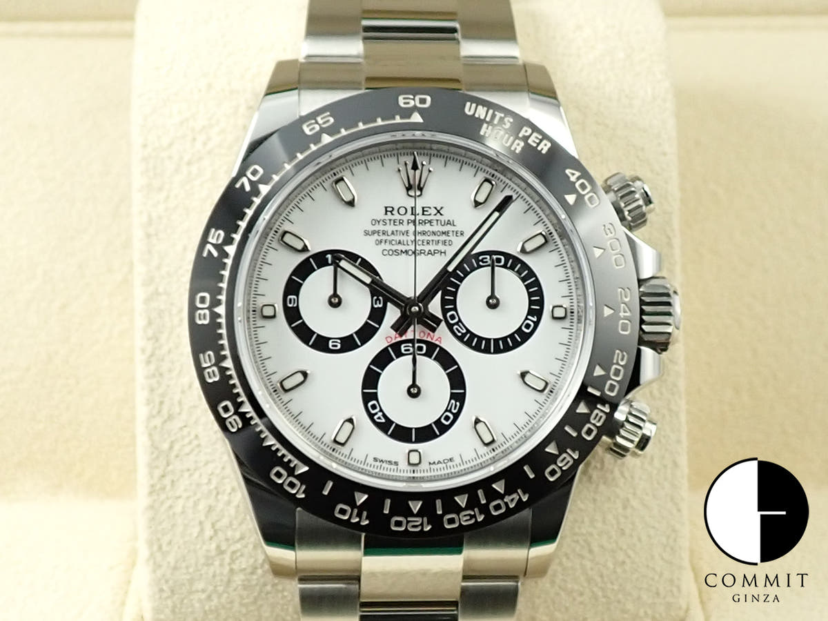 ロレックス デイトナ Ref.116500LN ステンレススチール ホワイト文字盤