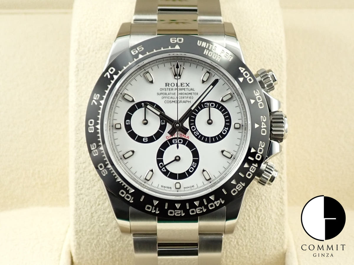 ロレックス デイトナ Ref.116500LN ステンレススチール ホワイト文字盤