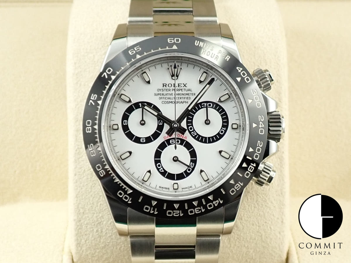 ロレックス デイトナ Ref.116500LN ステンレススチール ホワイト文字盤