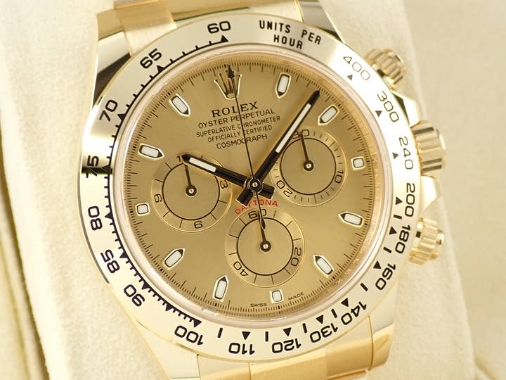 ロレックス デイトナ Ref.116508 イエローゴールド シャンパン文字盤
