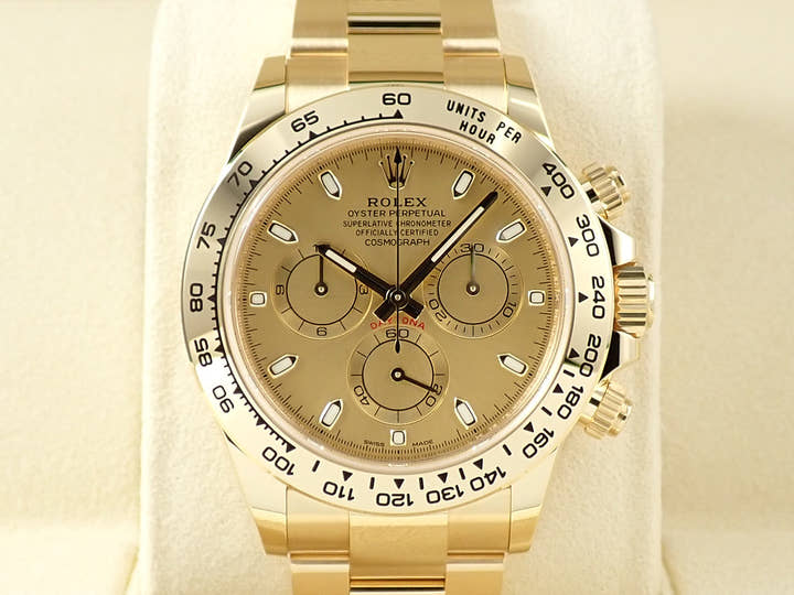 ロレックス デイトナ Ref.116508 イエローゴールド シャンパン文字盤