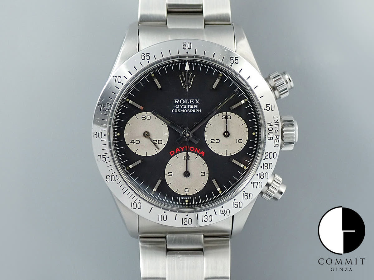 ロレックス デイトナ Ref.6265 ステンレススチール ブラック文字盤