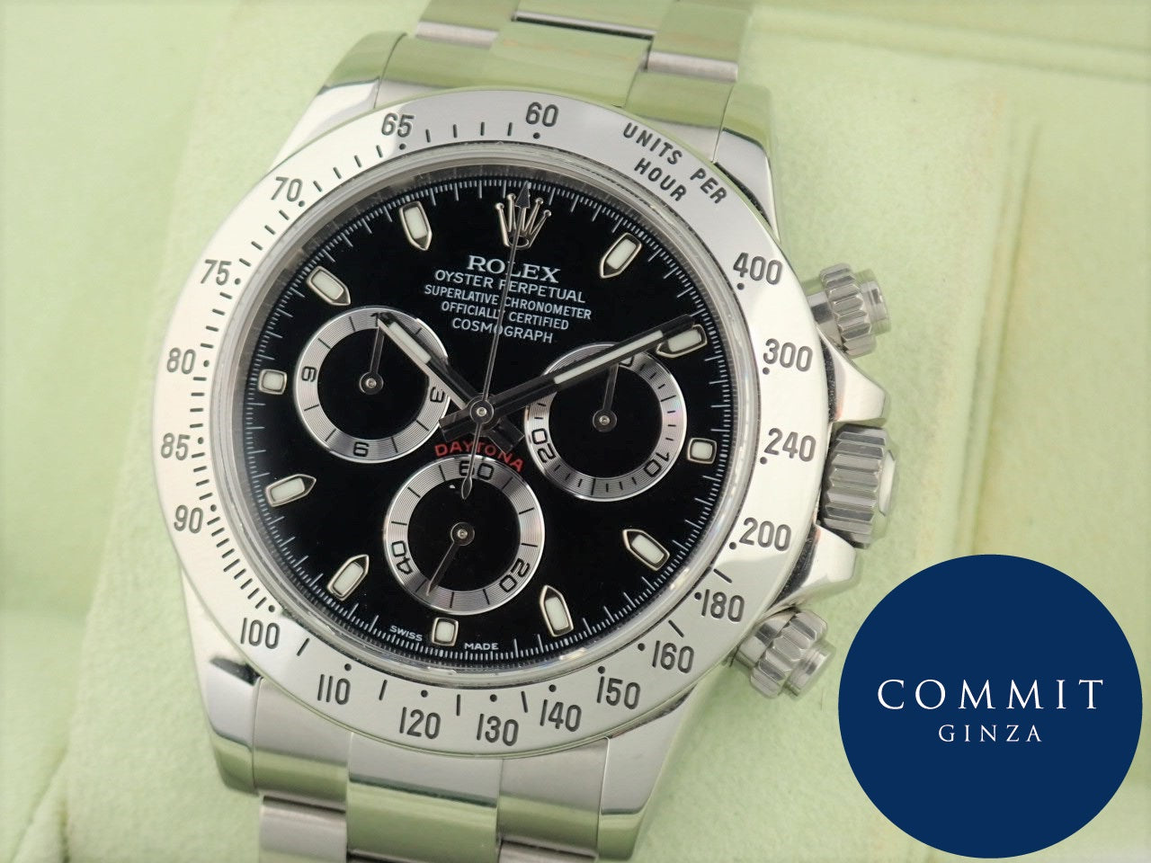 ロレックス デイトナ SS Ref.116520 黒文字盤