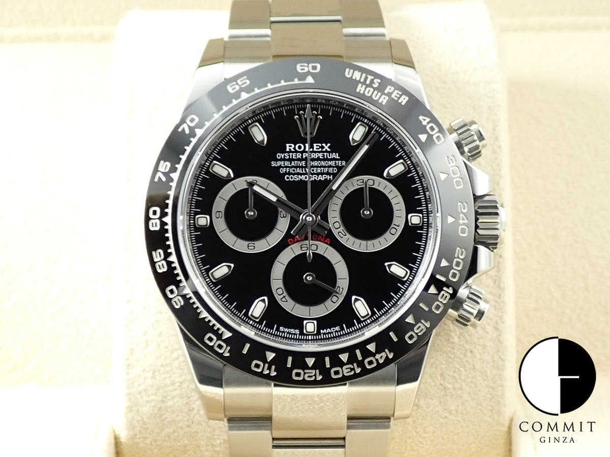 ロレックス デイトナ Ref.116500LN ステンレススチール ブラック文字盤