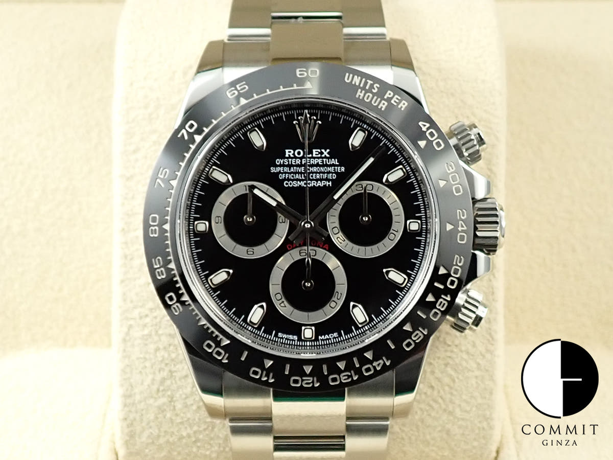 ロレックス デイトナ Ref.116500LN ステンレススチール ブラック文字盤
