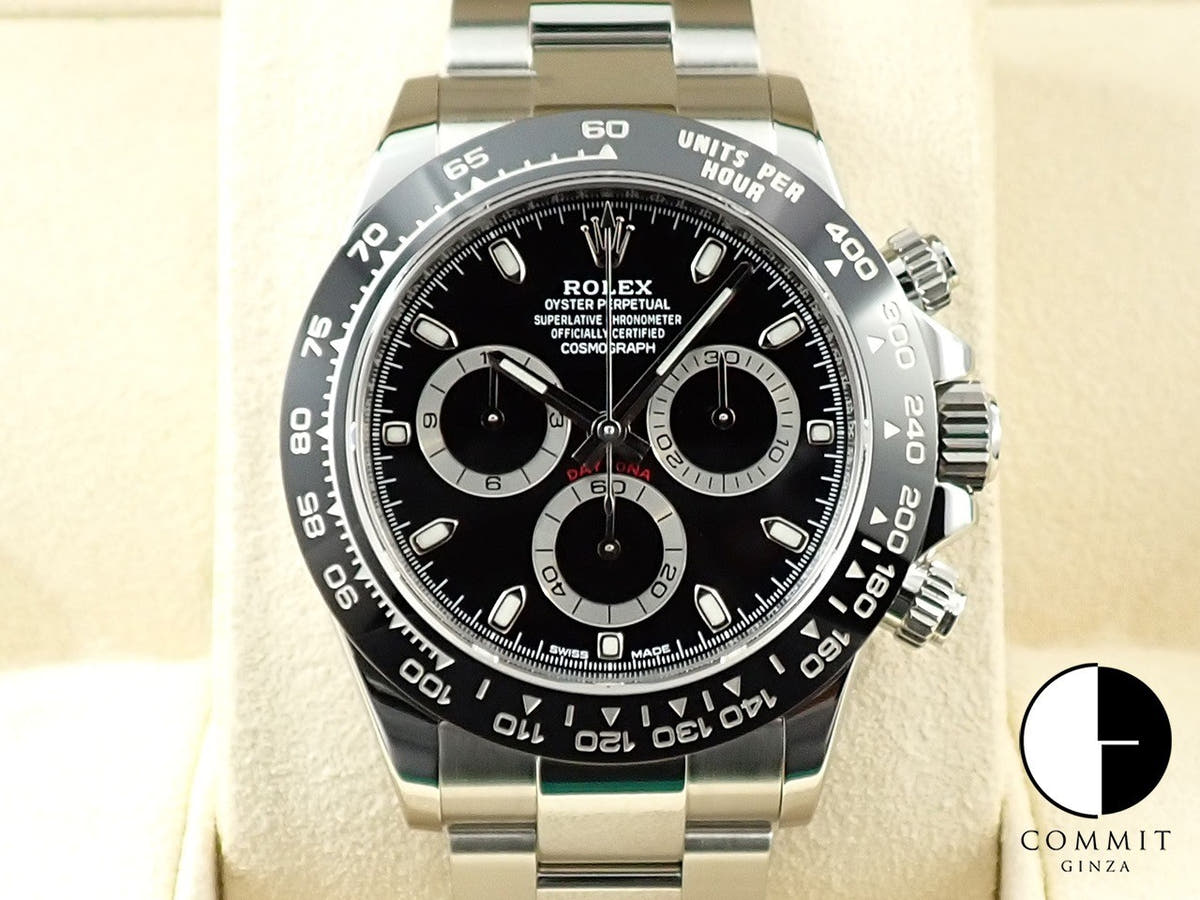 ロレックス デイトナ Ref.116500LN ステンレススチール ブラック文字盤