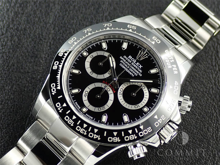 ロレックス デイトナ Ref.116500LN ステンレススチール ブラック文字盤