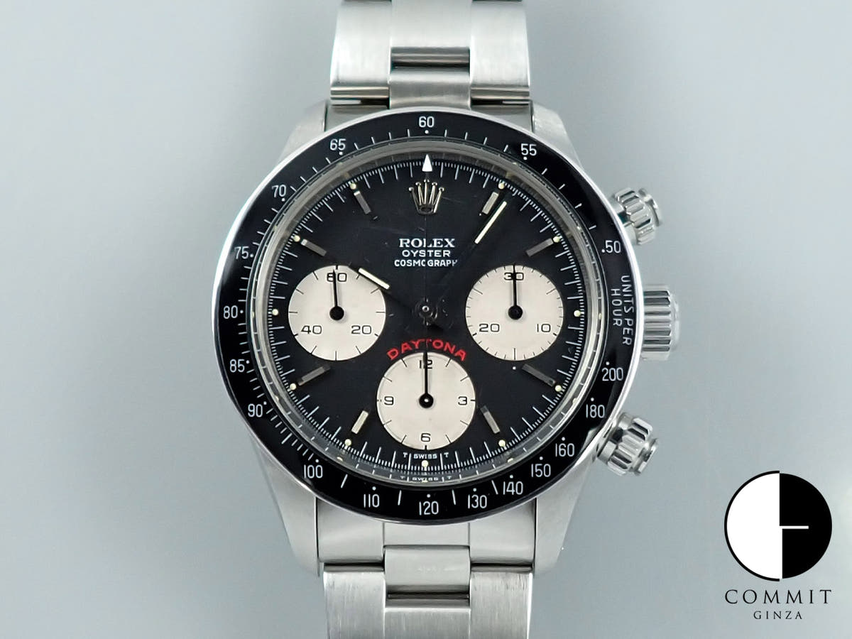 ロレックス デイトナ Ref.6263 ステンレススチール ブラック文字盤