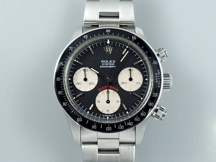 ロレックス デイトナ Ref.6263 ステンレススチール ブラック文字盤