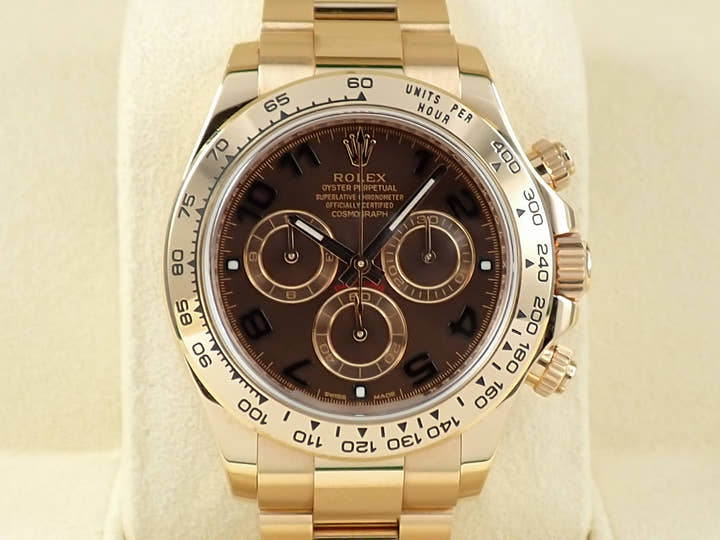 ロレックス デイトナ Ref.116505 エバーローズゴールド チョコレート文字盤