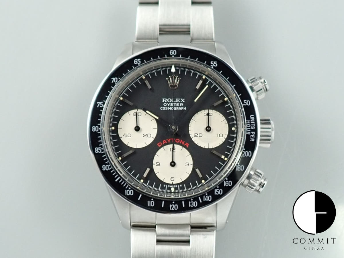 ロレックス デイトナ Ref.6265 ステンレススチール ブラック文字盤