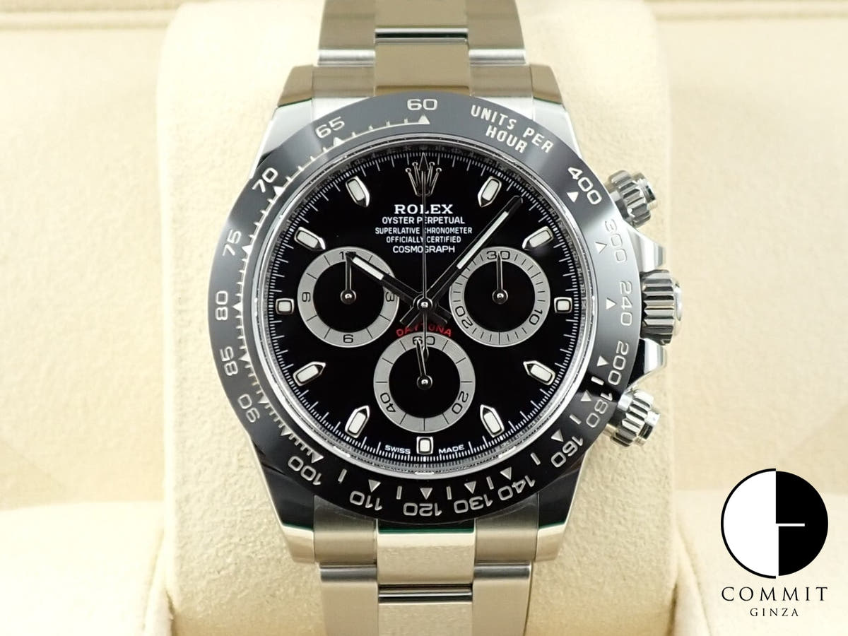 ロレックス デイトナ Ref.116500LN ステンレススチール ブラック文字盤