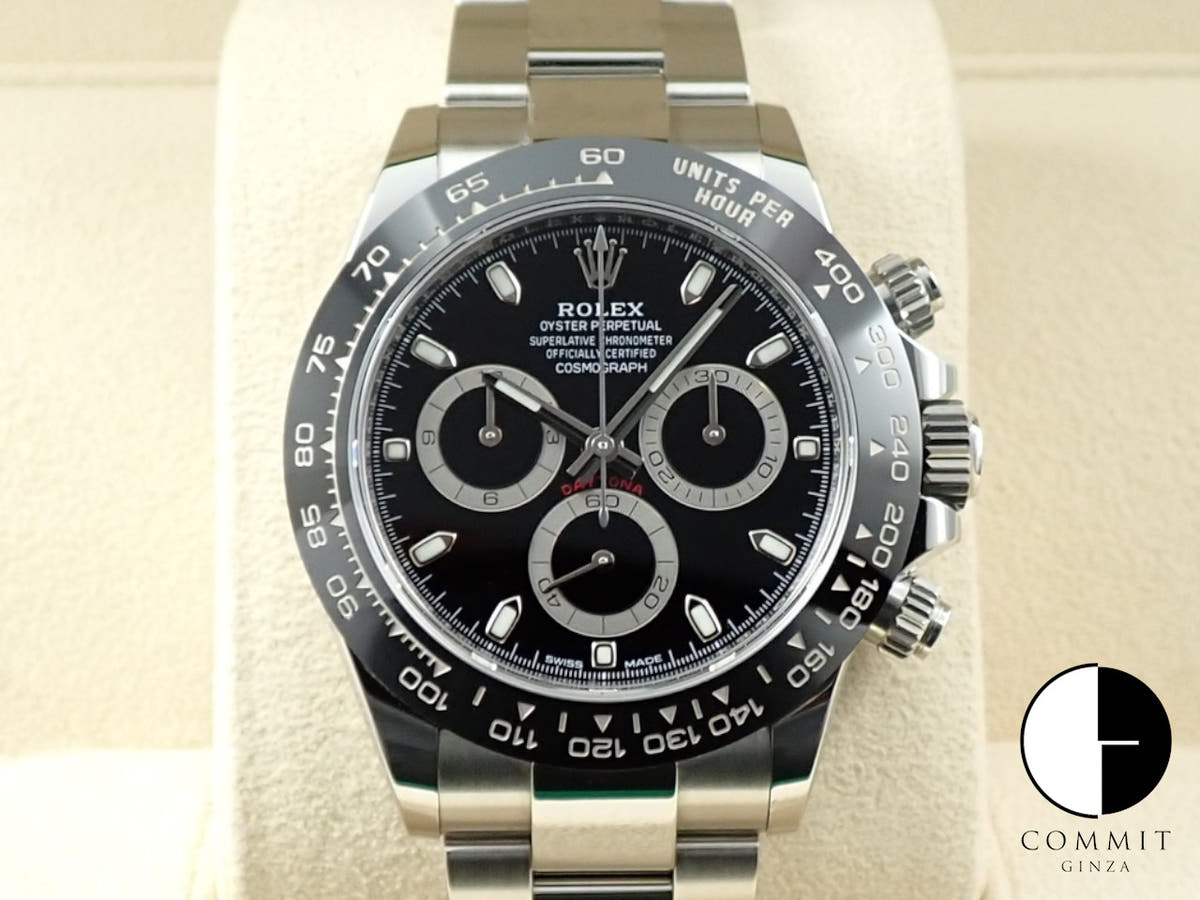 ロレックス デイトナ Ref.116500LN ステンレススチール ブラック文字盤