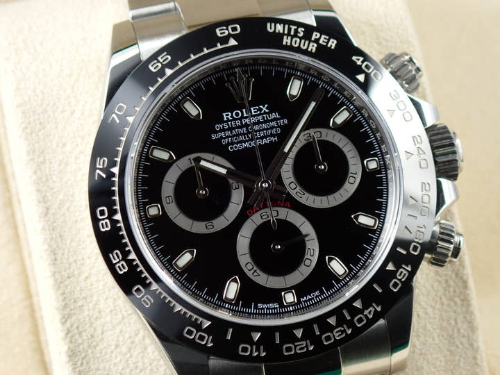 ロレックス デイトナ Ref.116500LN ステンレススチール ブラック文字盤
