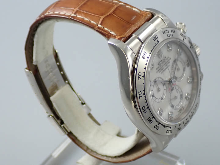 Rolex Daytona Ref. 116519 White Gold Pink Shell Dial