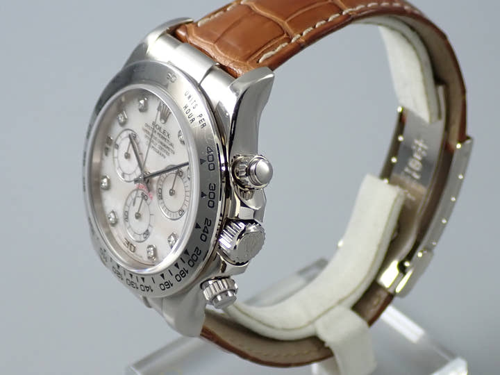 Rolex Daytona Ref. 116519 White Gold Pink Shell Dial