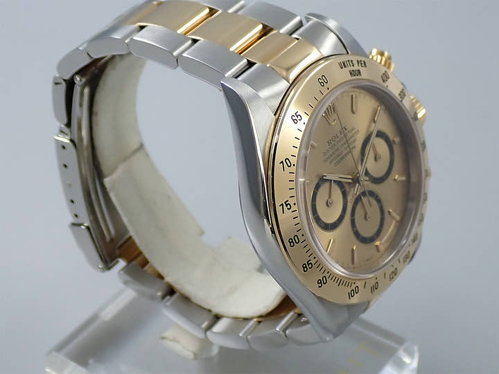 ロレックス デイトナ エルプリメロ Ref.16523 ステンレススチール/イエローゴールド シャンパン文字盤