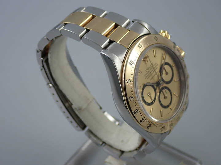 ロレックス デイトナ エルプリメロ Ref.16523 ステンレススチール/イエローゴールド シャンパン文字盤