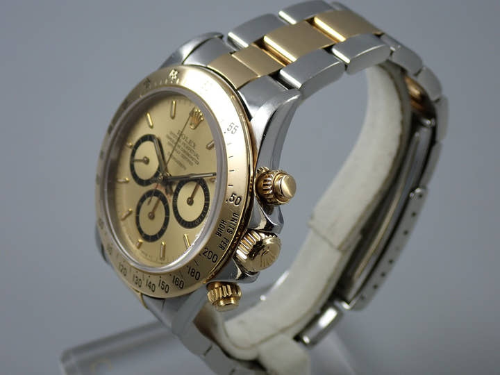 ロレックス デイトナ エルプリメロ Ref.16523 ステンレススチール/イエローゴールド シャンパン文字盤