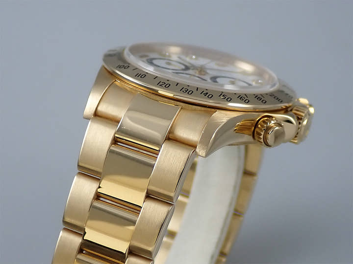 ロレックス デイトナ エルプリメロ Ref.16528G イエローゴールド ホワイトx8Pダイヤ文字盤