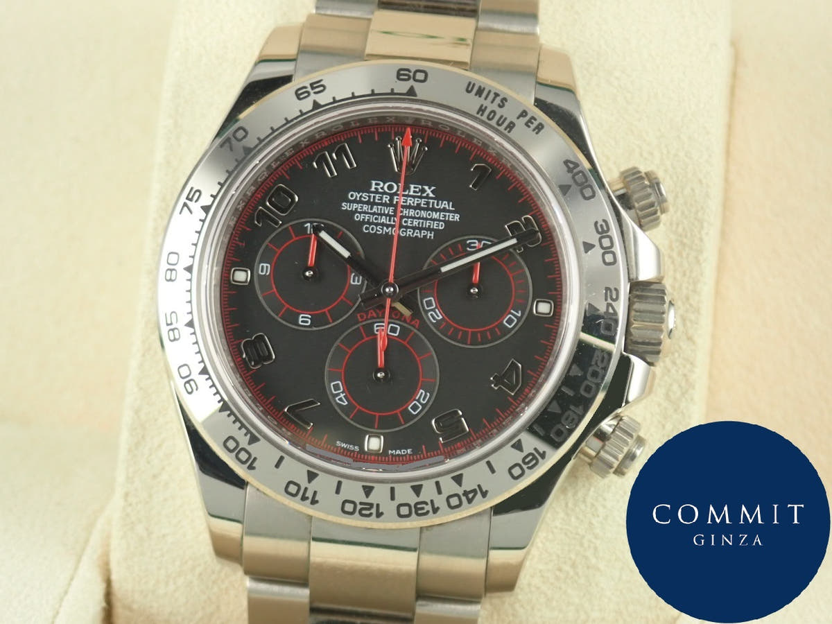 ロレックス デイトナ Ref.116509 ブラックアラビア文字盤 中古 daytona-377