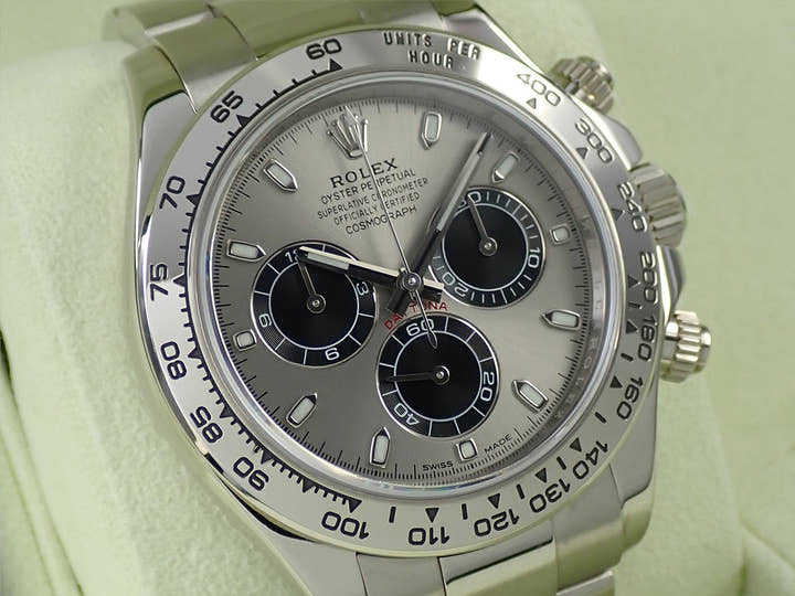 ロレックス デイトナ Ref.116509 ホワイトゴールド スチールxブラック文字盤