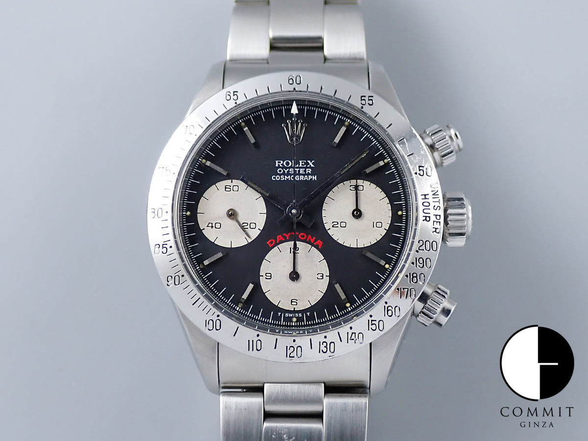 ロレックス デイトナ Ref.6265 ステンレススチール ブラック文字盤