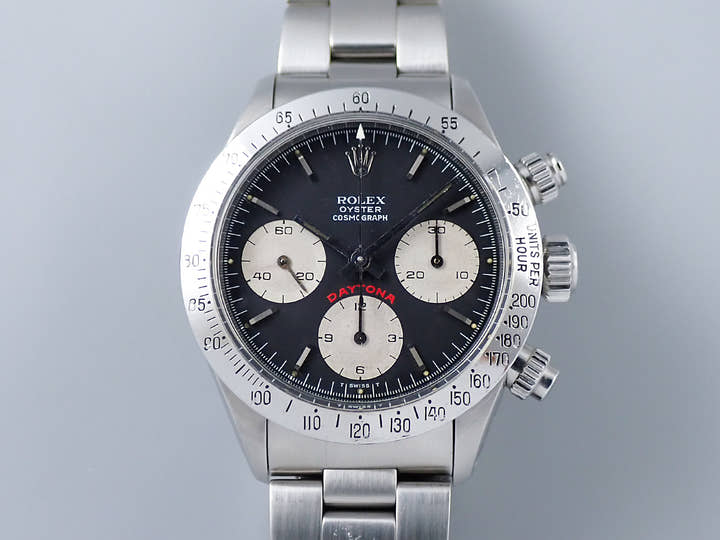 ロレックス デイトナ Ref.6265 ステンレススチール ブラック文字盤