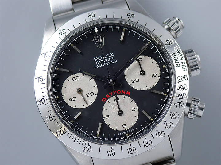 ロレックス デイトナ Ref.6265 ステンレススチール ブラック文字盤