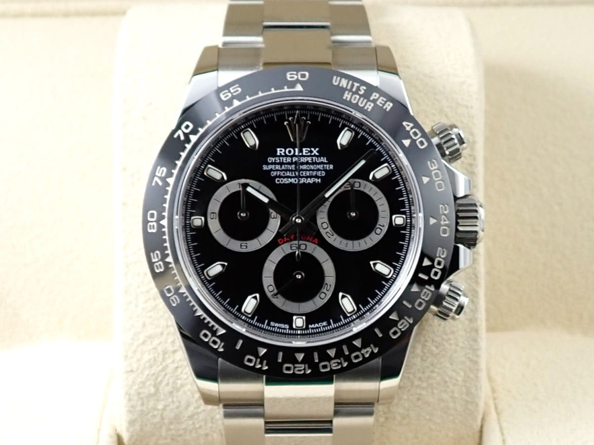 ロレックス デイトナ Ref.116500LN ステンレススチール ブラック文字盤