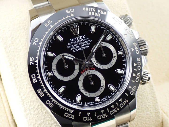 ロレックス デイトナ Ref.116500LN ステンレススチール ブラック文字盤