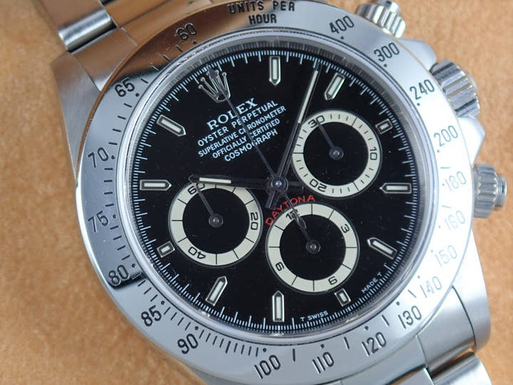 ロレックス デイトナ Ref.16520 ブラック文字盤 中古 daytona-384