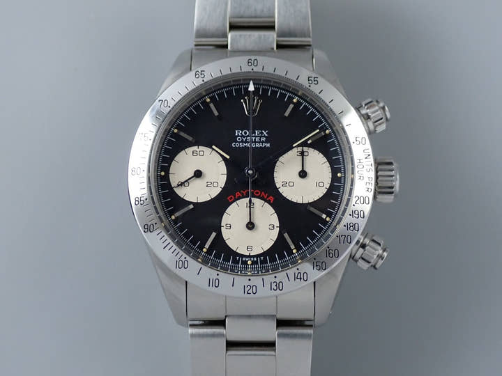 ロレックス デイトナ Ref.6265 ステンレススチール ブラック文字盤