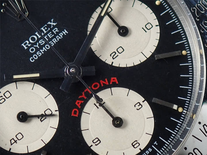 ロレックス デイトナ Ref.6265 ステンレススチール ブラック文字盤