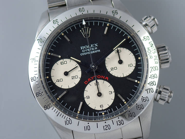 ロレックス デイトナ Ref.6265 ステンレススチール ブラック文字盤