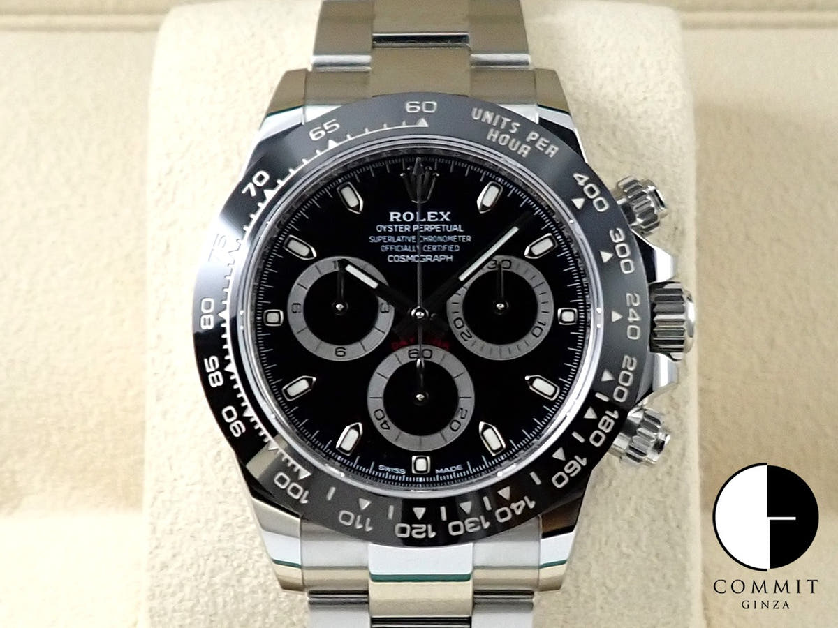 ロレックス デイトナ Ref.116500LN ステンレススチール ブラック文字盤