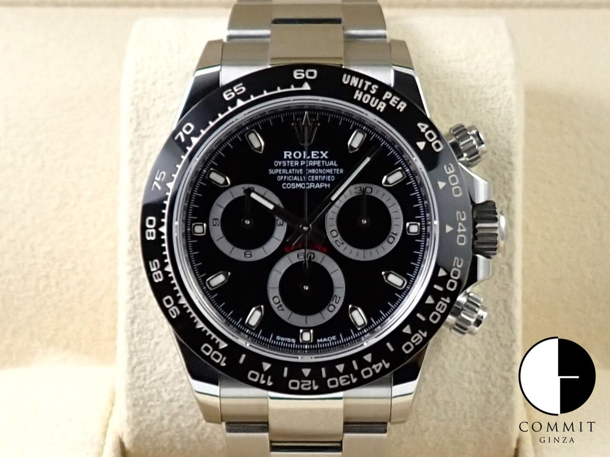 ロレックス デイトナ Ref.116500LN ステンレススチール ブラック文字盤