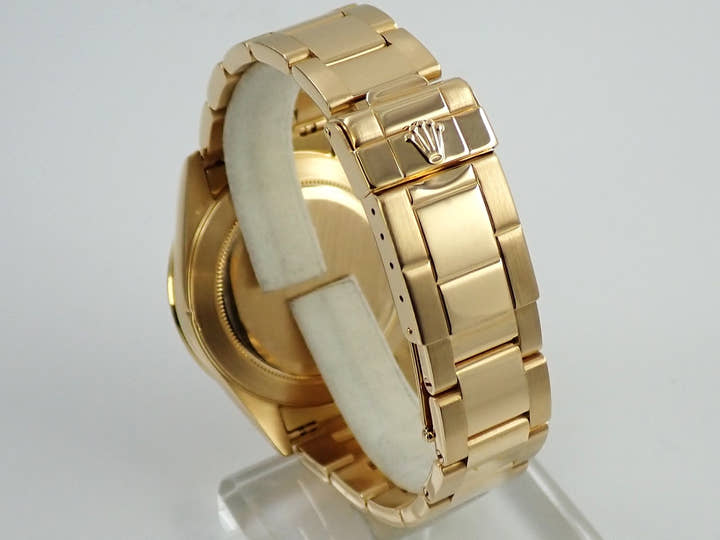 ロレックス デイトナ エルプリメロ Ref.16528 イエローゴールド パヴェダイヤx8Pエメラルド文字盤