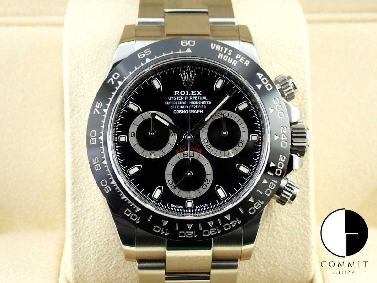 ロレックス デイトナ Ref.116500LN ステンレススチール ブラック文字盤