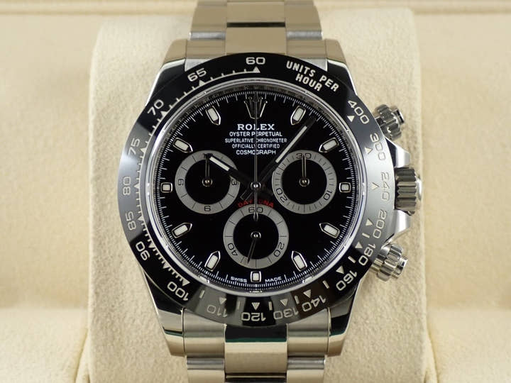 ロレックス デイトナ Ref.116500LN ステンレススチール ブラック文字盤