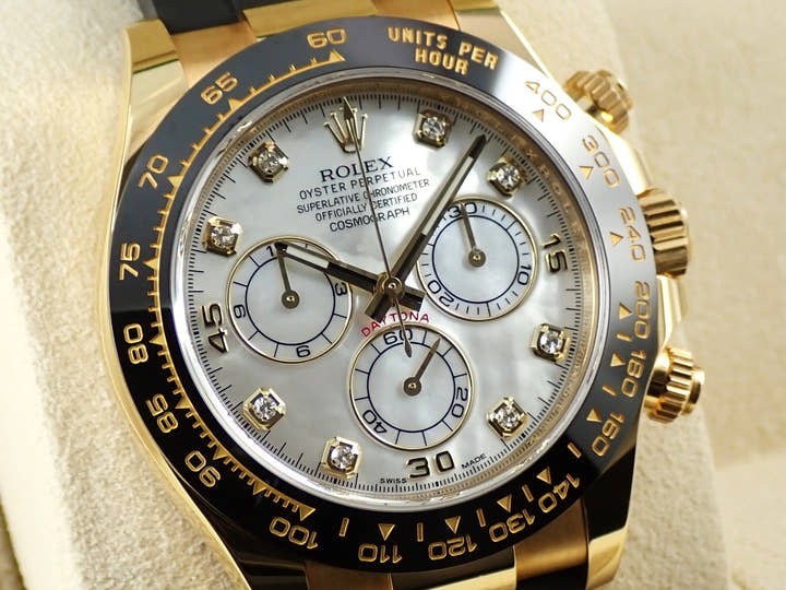 ロレックス デイトナ Ref.116518LNNG イエローゴールド ホワイトシェル文字盤