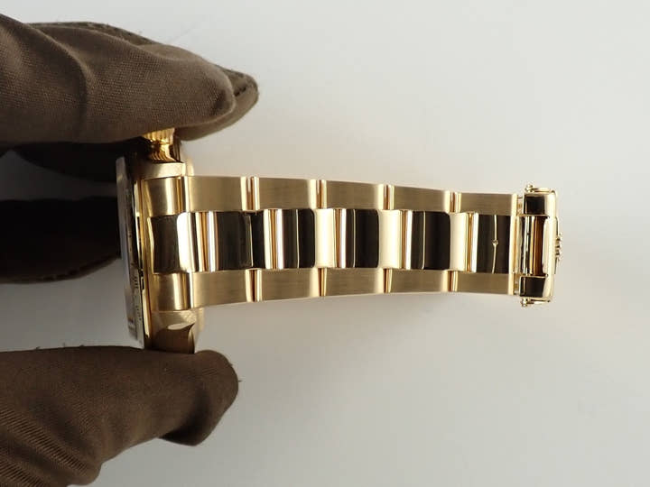 ロレックス デイトナ エルプリメロ Ref.16528 イエローゴールド ホワイトシェル アラビア文字盤