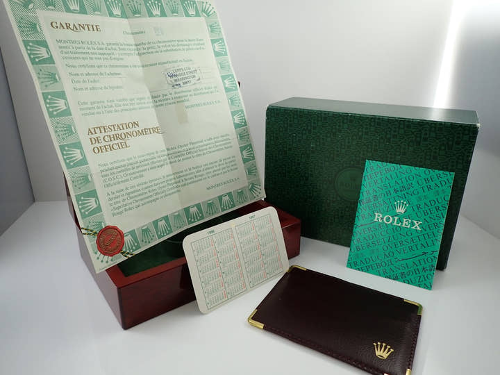 ロレックス デイトナ エルプリメロ Ref.16528 イエローゴールド ホワイトシェル アラビア文字盤