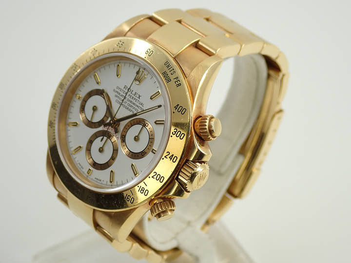 ロレックス デイトナ エルプリメロ Ref.16528 イエローゴールド ホワイト文字盤