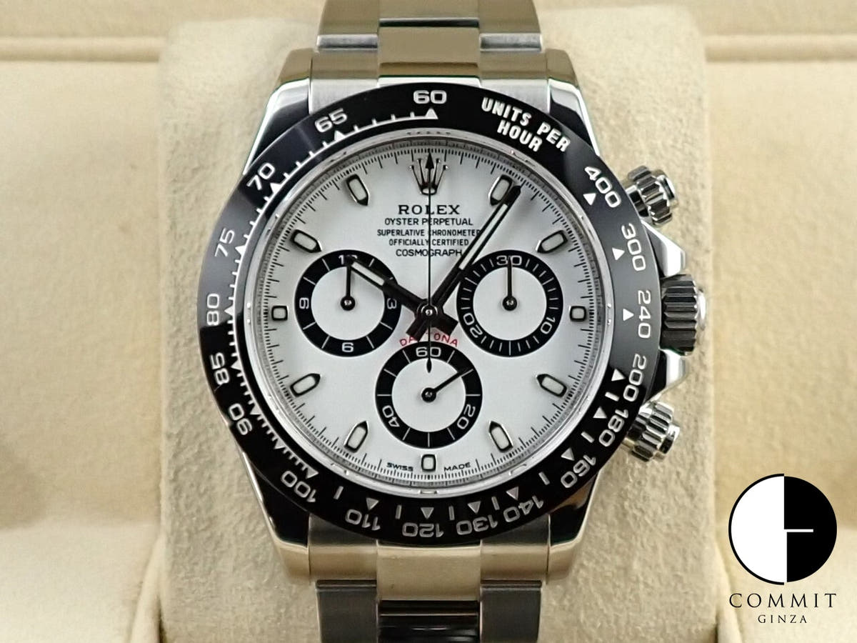 ロレックス デイトナ Ref.116500LN ステンレススチール ホワイト文字盤